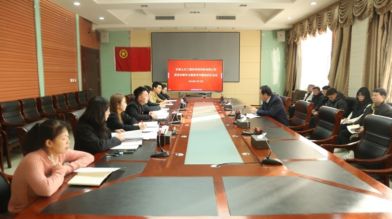 思量引領促成長，挺膺擔當砥礪行——公司團委召開團員和青年主題教育專題組織生活會